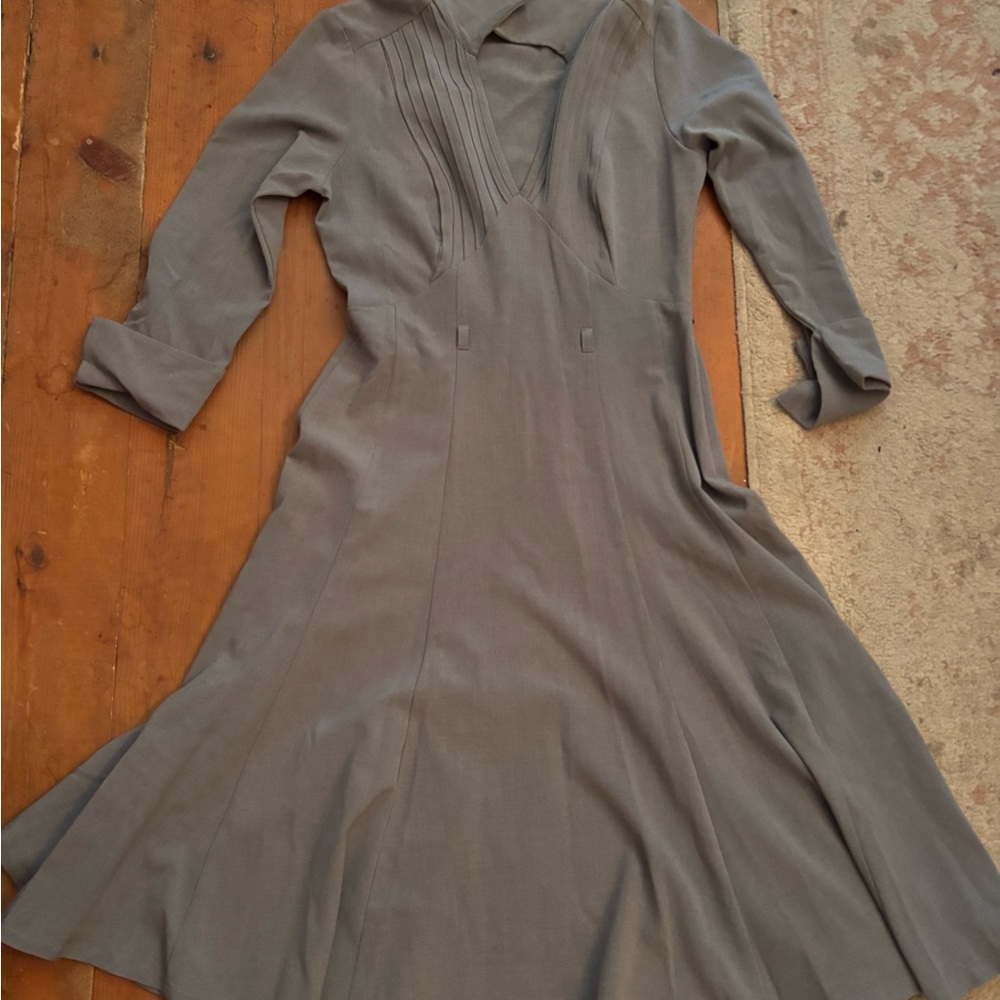 Elegant Gray Women's Dress